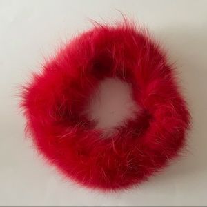 Handmade Artic Fox Headband Red